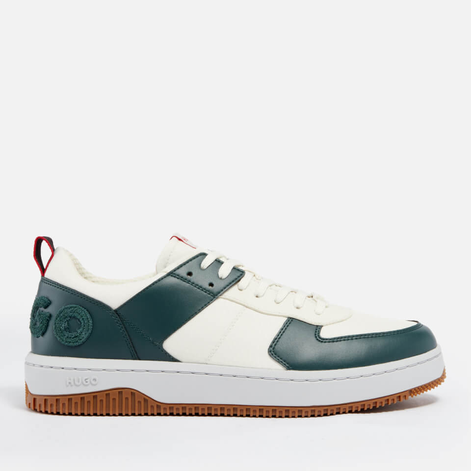 HUGO Men's Killian Tenn Mxmt Trainers - Open Green