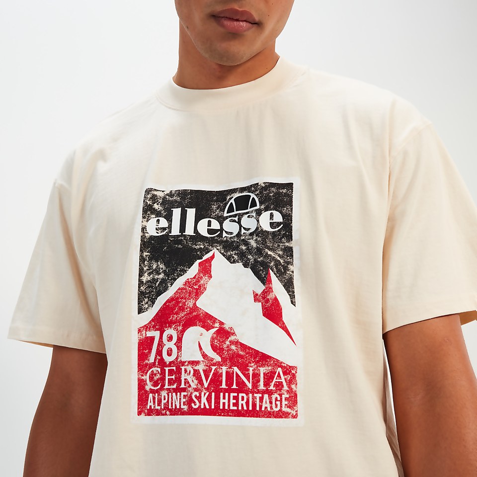 T-Shirt Champa für Herren, Cremeweiß