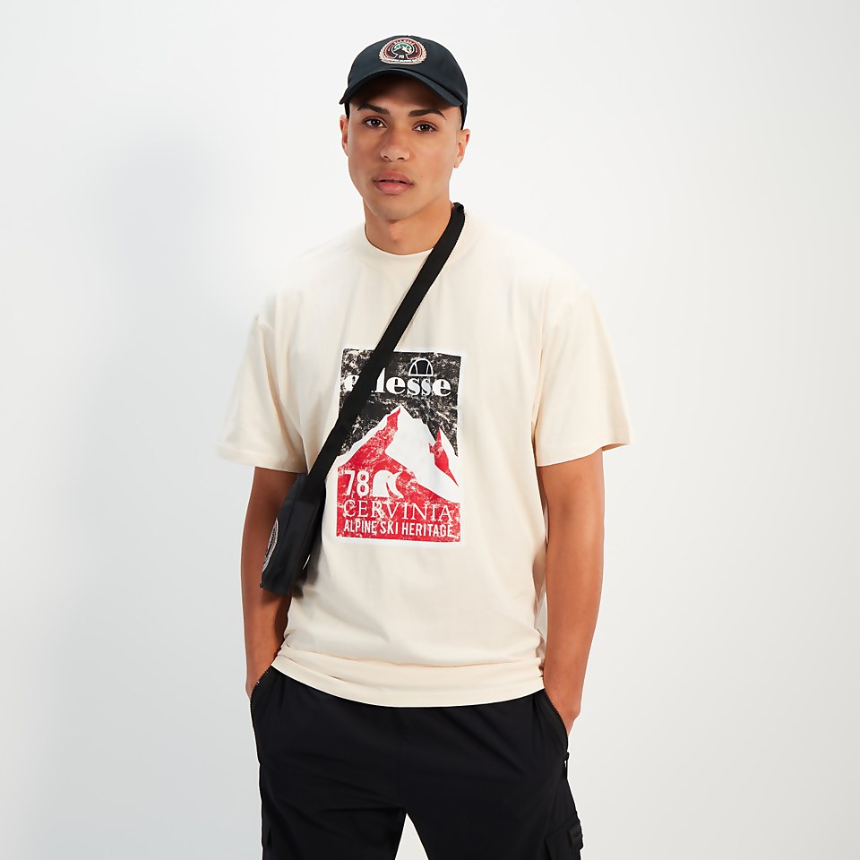 T-Shirt Champa für Herren, Cremeweiß