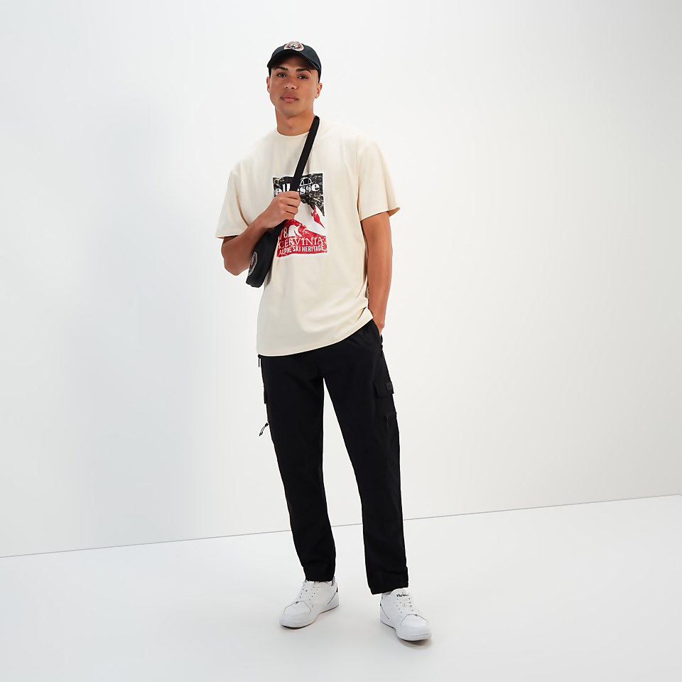 T-Shirt Champa für Herren, Cremeweiß