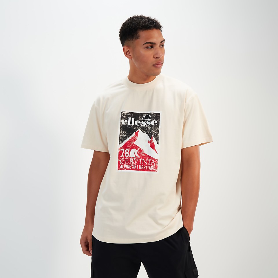 T-Shirt Champa für Herren, Cremeweiß