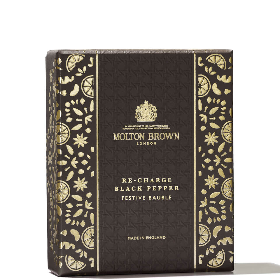 Molton Brown Re-charge Black Pepper Festive Bauble 75ml