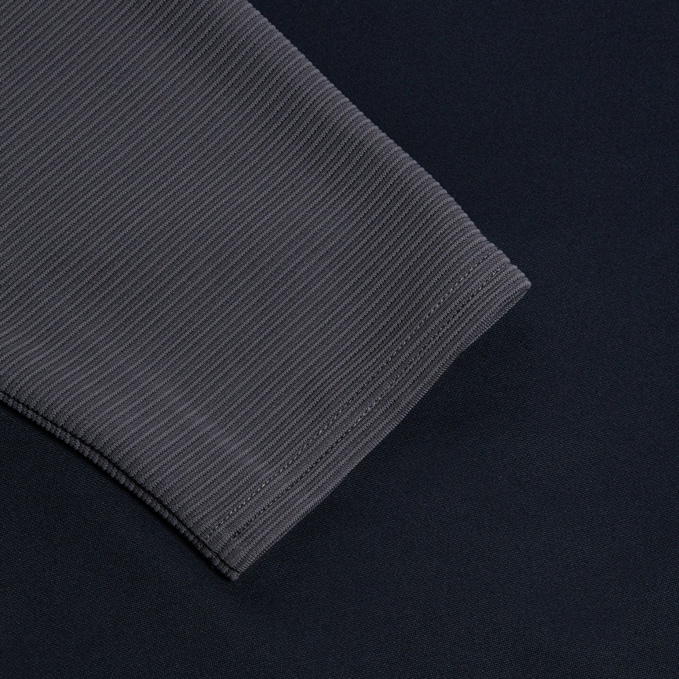 ELITE 1/4 ZIP TOP BLACK