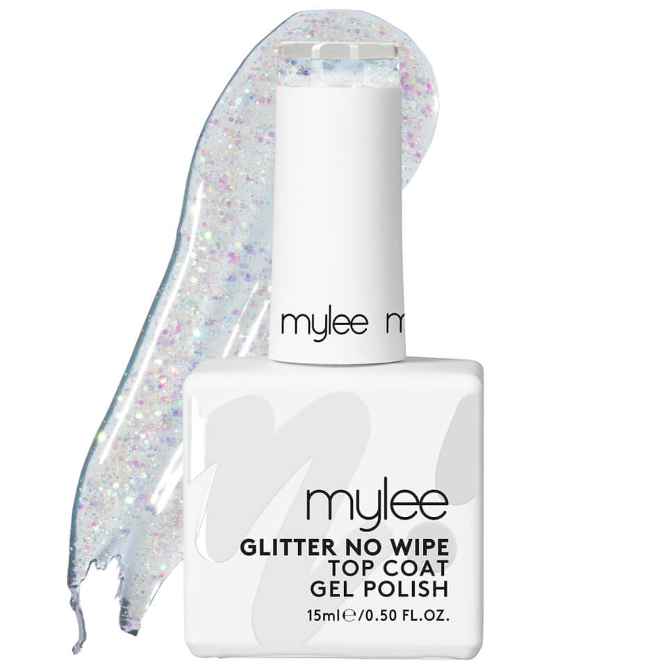 Mylee MyGel Gel Polish No Wipe Glitter Top Coat 15ml