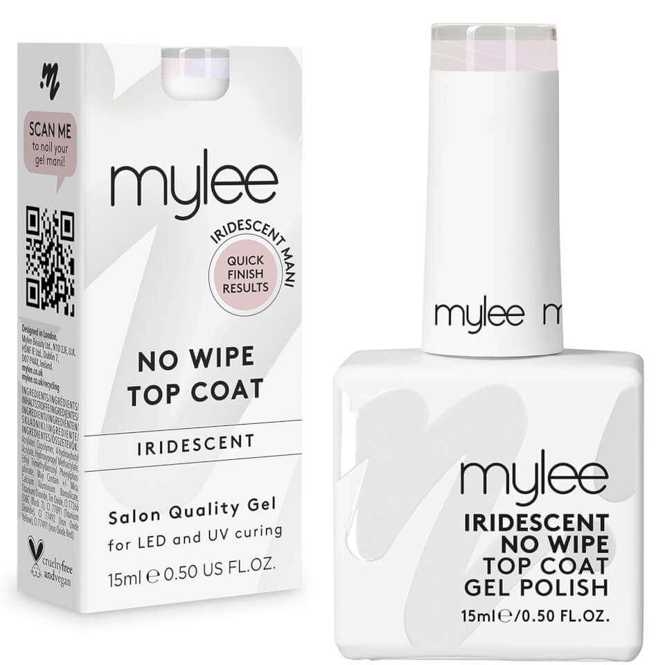 Mylee MyGel Gel Polish No Wipe Iridescent Top Coat 15ml