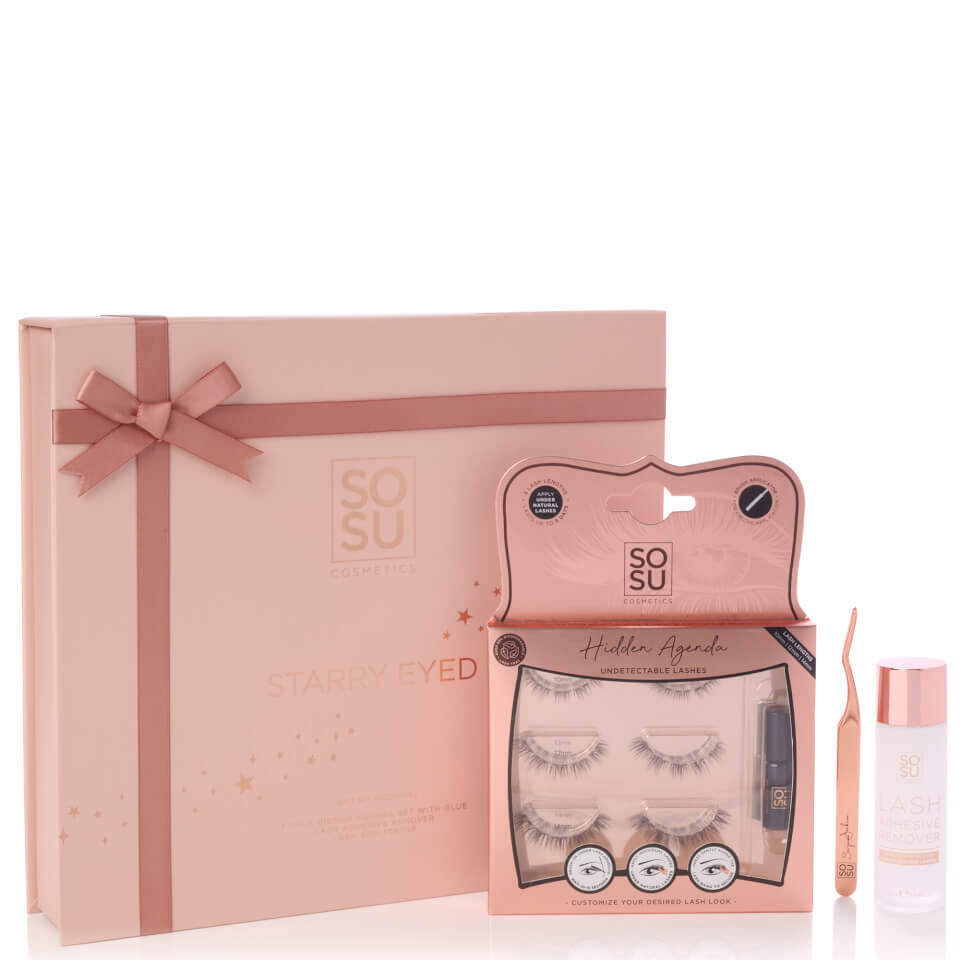 SOSU Cosmetics Starry Eyed' Hidden Agenda Lashes Essentials Kit