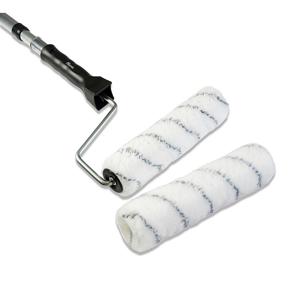 Harris Seriously Good Walls & Ceilings Roller on a Pole with 2 Sleeves