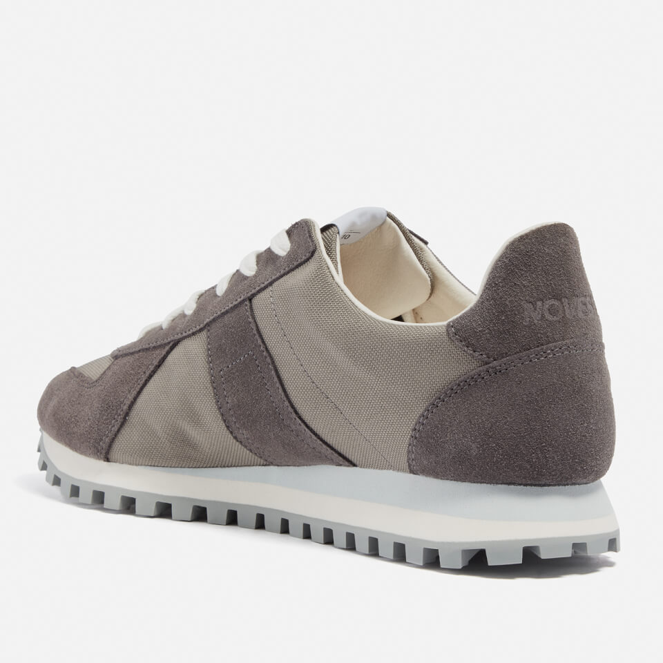 Novesta Men's Gat Trail Canvas and Suede Running Style Trainers
