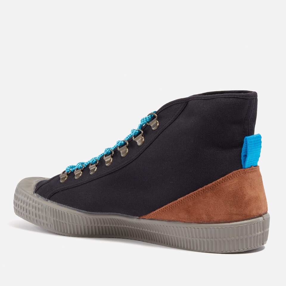 Novesta Men's Star Dribble Hiker Canvas Hi-Top Trainers