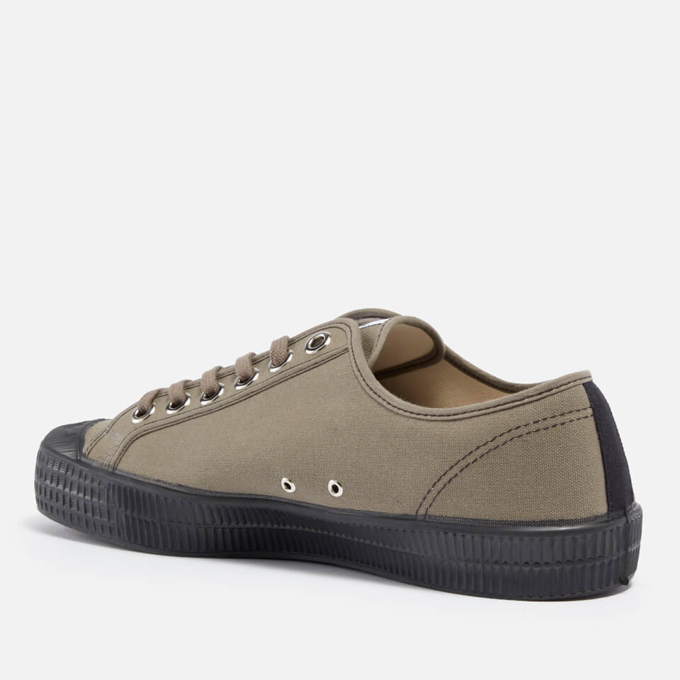 Novesta Men's Star Master Contrast Stitch Canvas Trainers