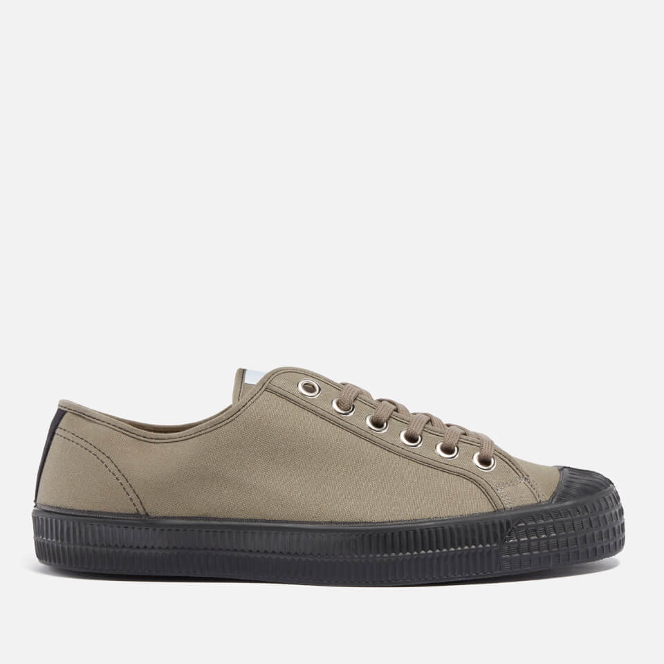 Novesta Men's Star Master Contrast Stitch Canvas Trainers