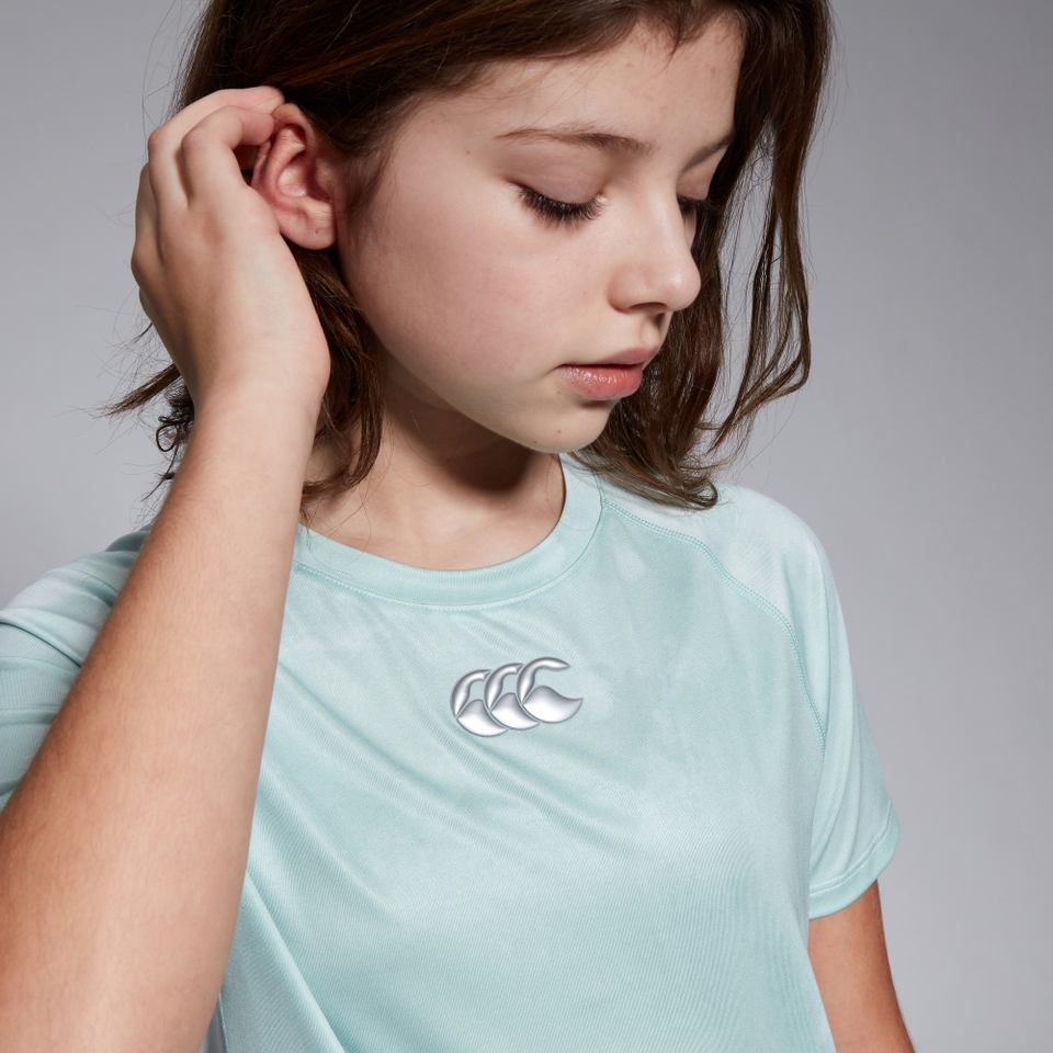 CANTERBURY VAPODRI GRAPHIC SUPERLIGHT TEE JU GREEN