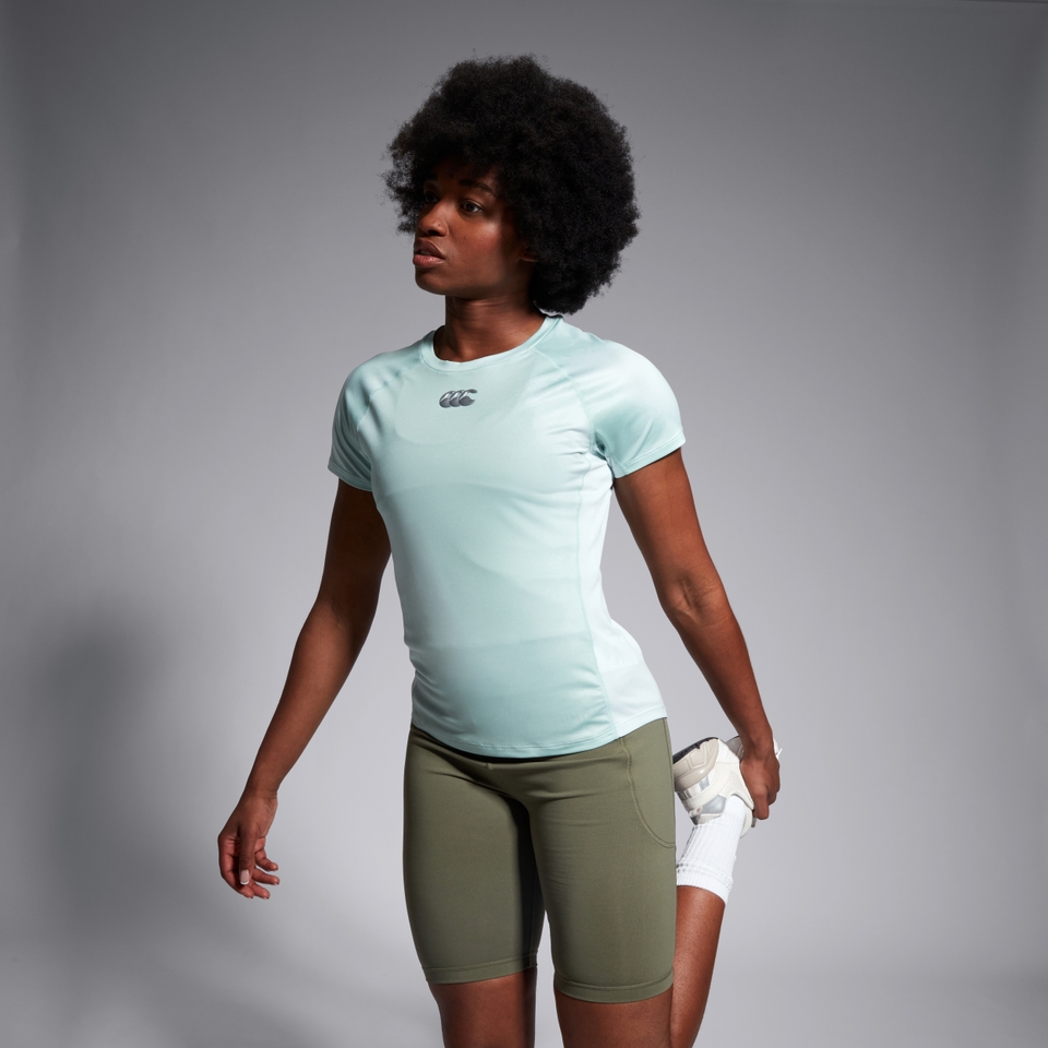 WOMENS VAPODRI GRAPHIC SUPERLIGHT T-SHIRT GREEN