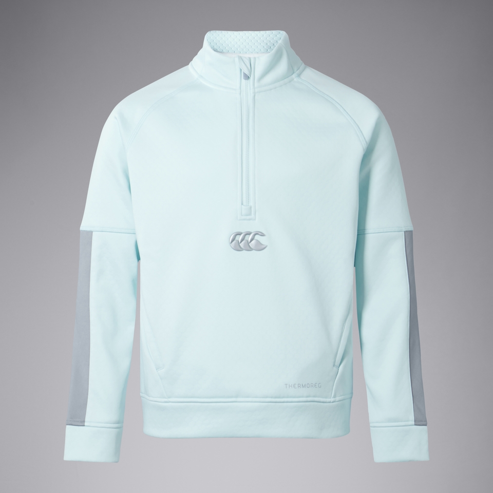 MENS 1/2 ZIP THERMOREG FLEECE TOP GREEN