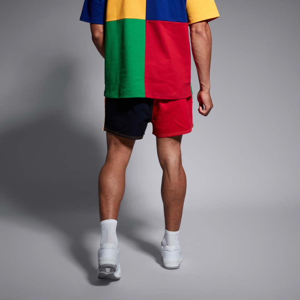 Adult Unisex Harlequin Shorts Emerald
