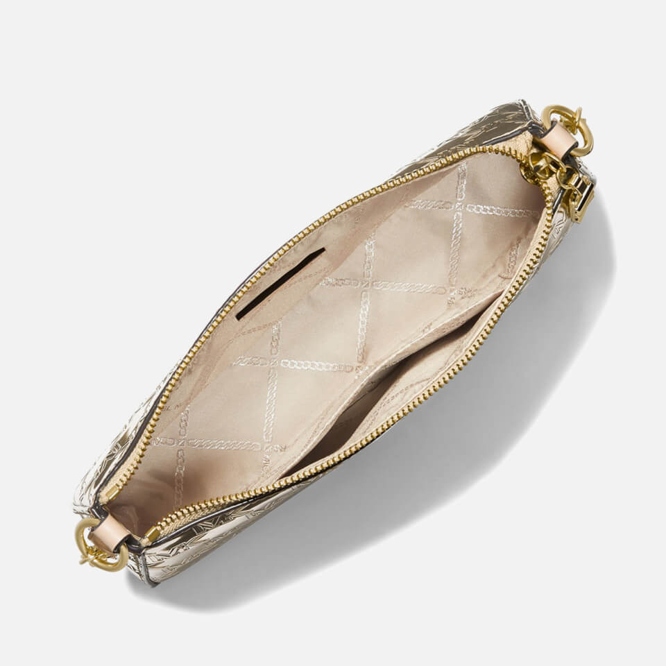 MICHAEL Michael Kors Women's Empire Medium Chain Pouchette Bag - Pale Gold