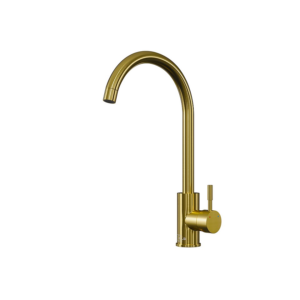 Leonie Side Lever Tap - Brushed Gold