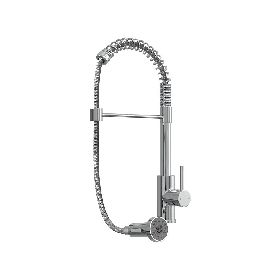 Leonie Pull and Spray Tap - Polished Chrome