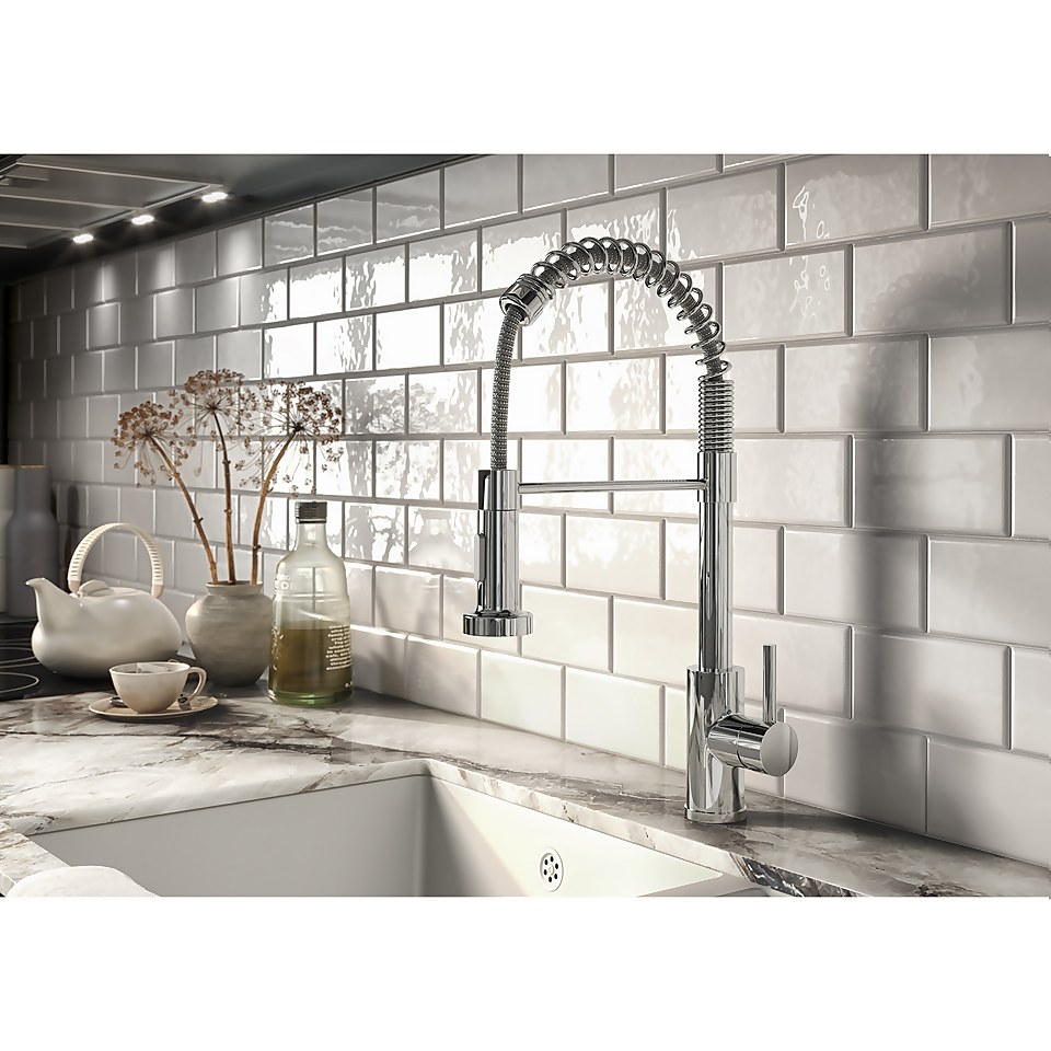 Leonie Pull and Spray Tap - Polished Chrome