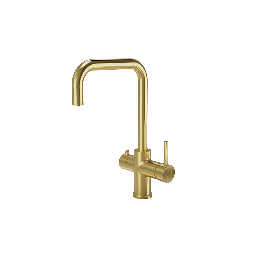 Kintra 4 in 1 Instant Hot Tap - Brushed Brass