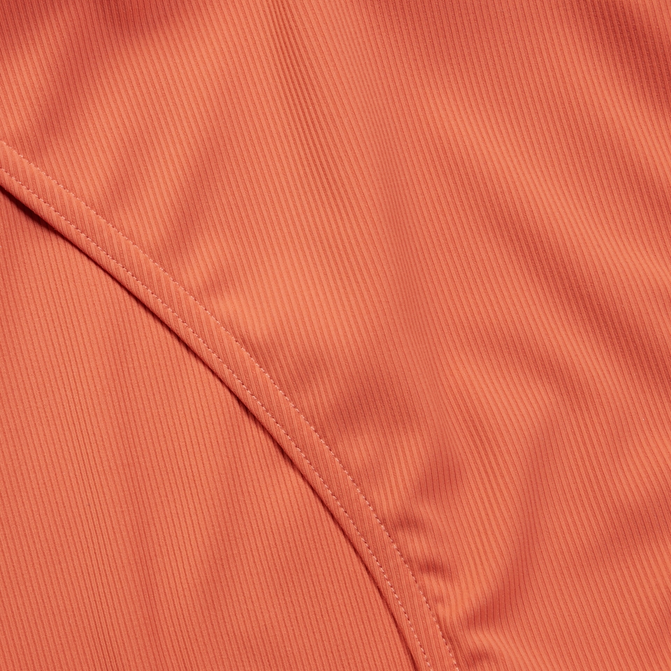 Women's Textured Deep U-Back Orange