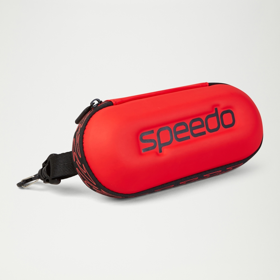 Unisex Brillenetui für Schwimmbrille Rot