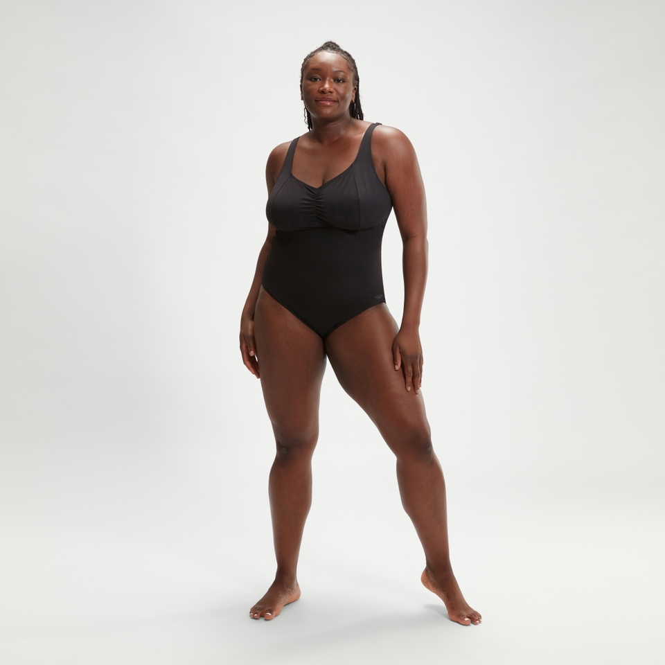 Maillot de bain Femme grande taille effet galbant AquaNite noir