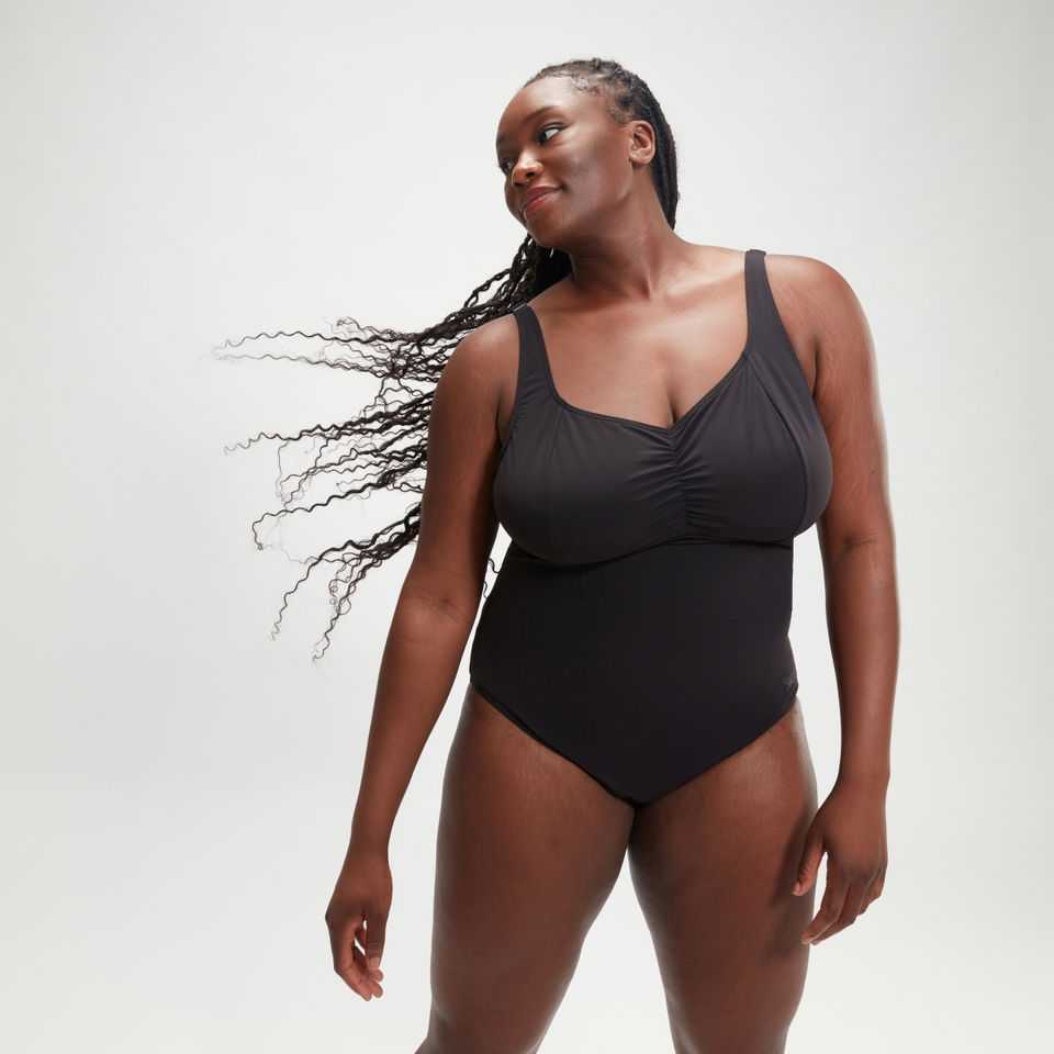 Maillot de bain Femme grande taille effet galbant AquaNite noir