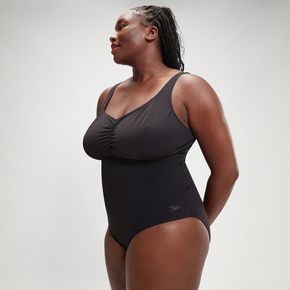 Maillot de bain Femme grande taille effet galbant AquaNite noir