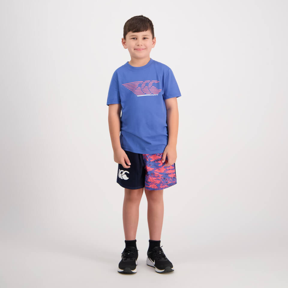 Kids Militia Harlequin 3In Short Sunkissed Coral