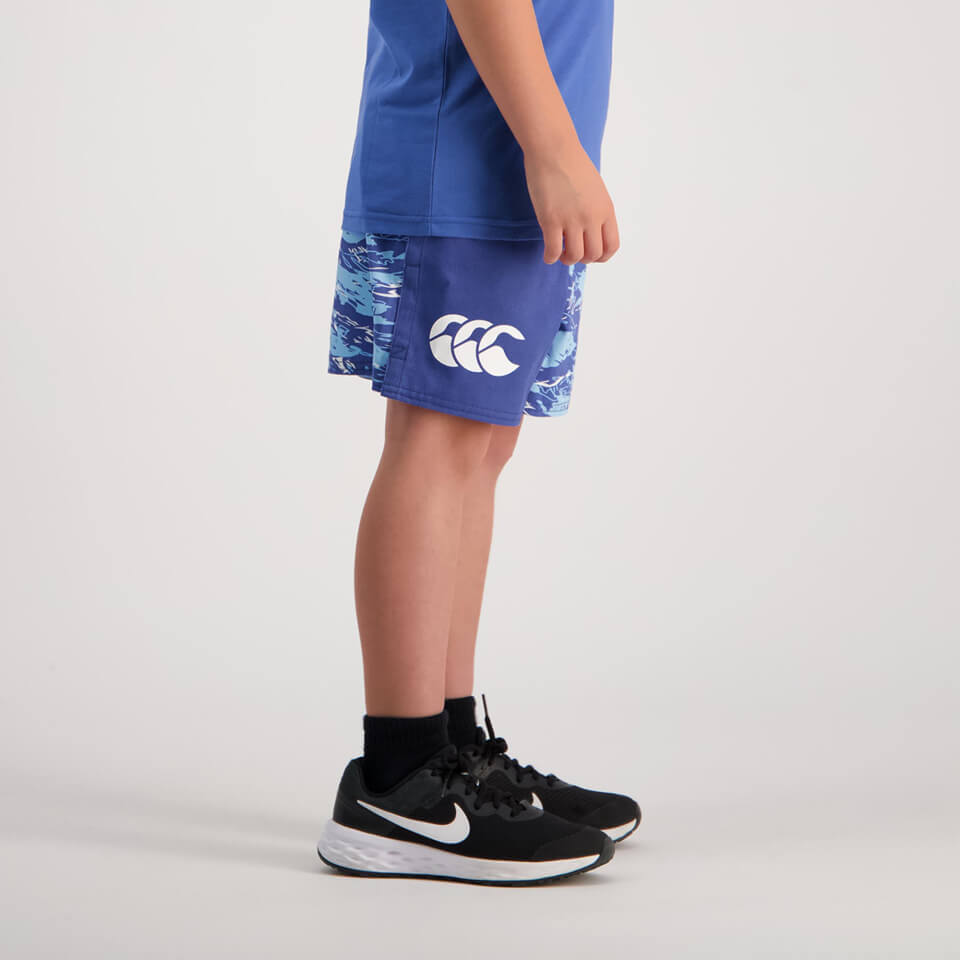 Kids Militia Harlequin 3In Short Bright Cobalt