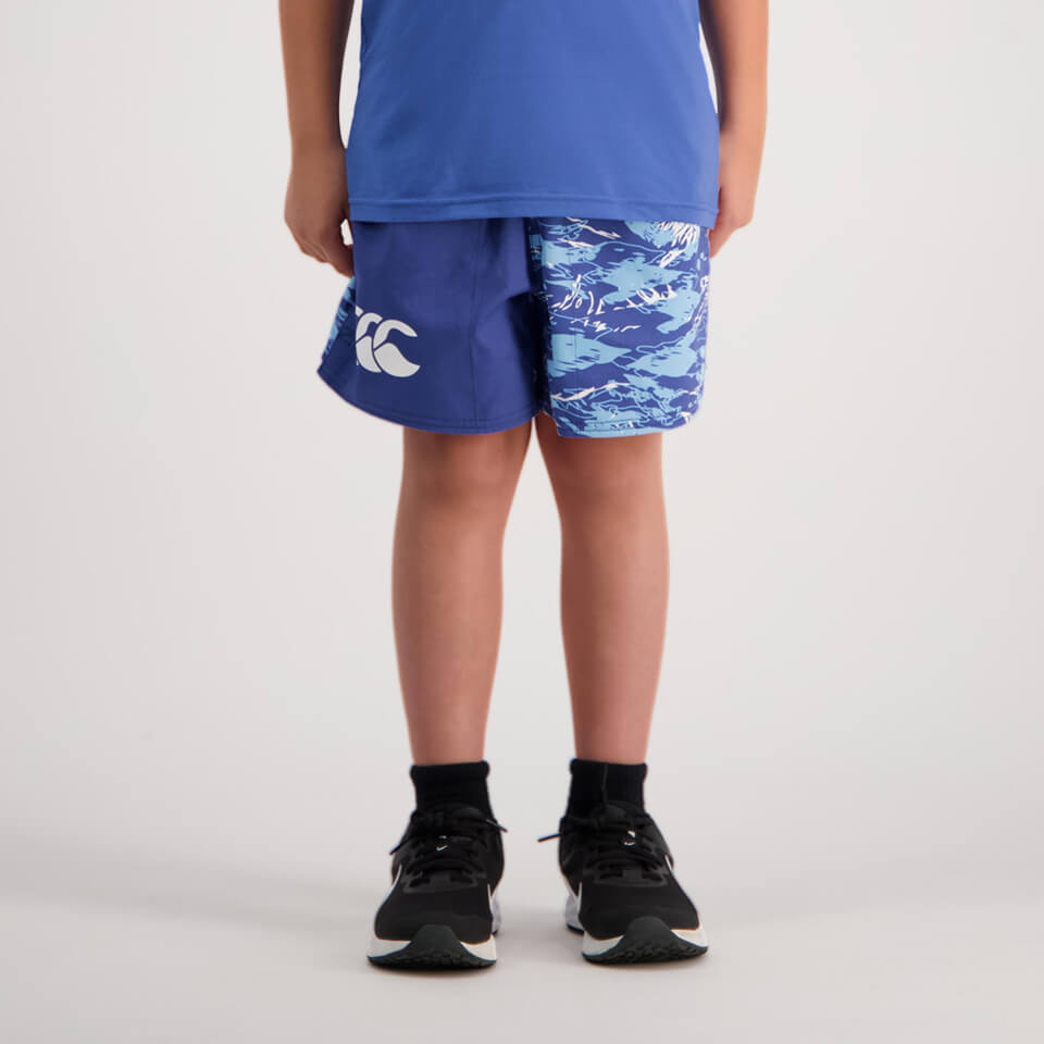 Kids Militia Harlequin 3In Short Bright Cobalt