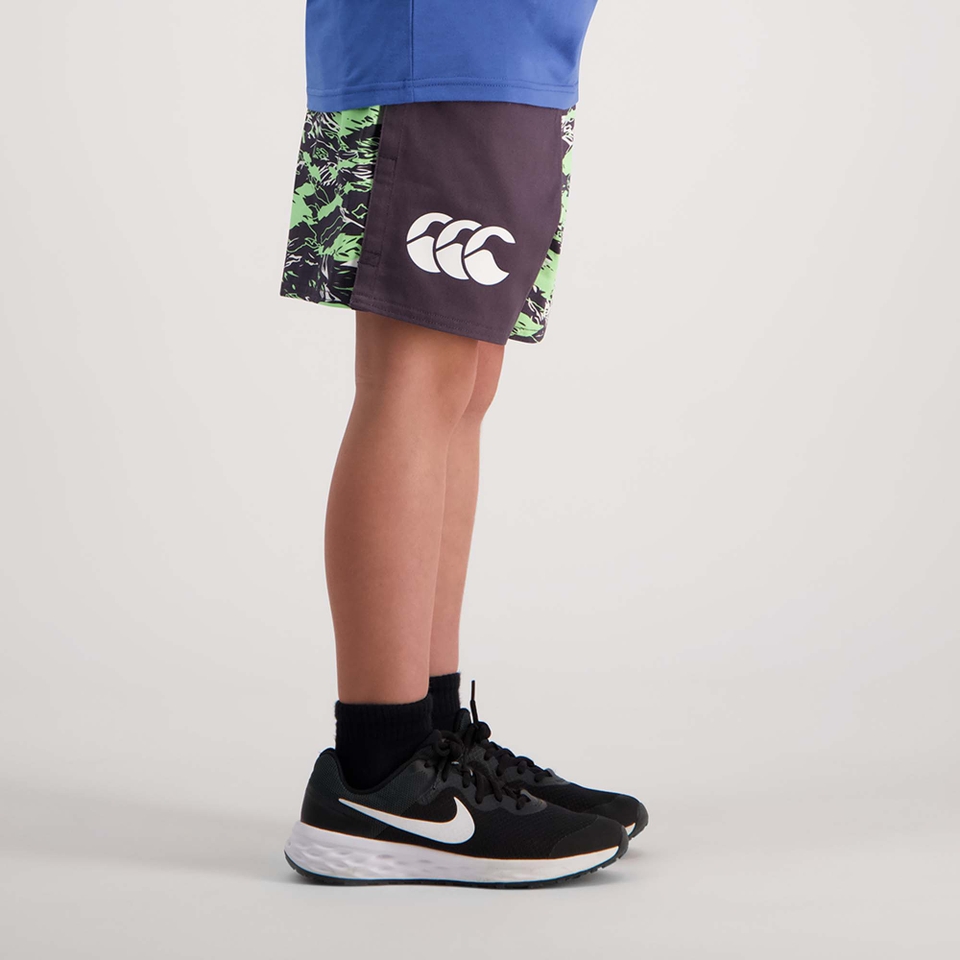 Kids Militia Harlequin 3In Short Paradise Green