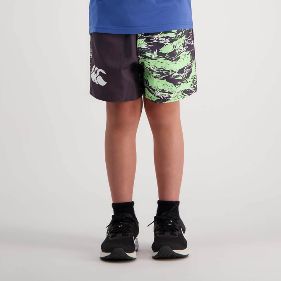 Kids Militia Harlequin 3In Short Paradise Green