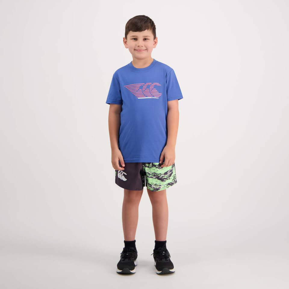 Kids Militia Harlequin 3In Short Paradise Green