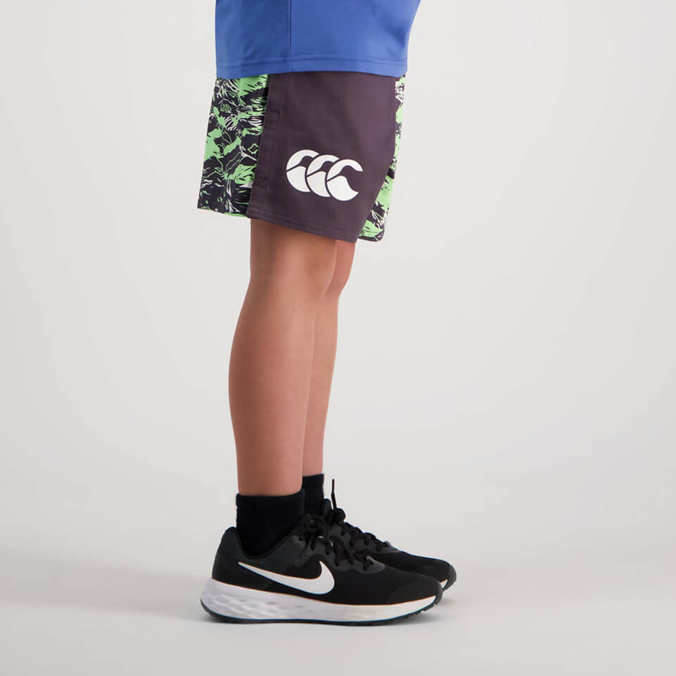 Kids Militia Harlequin 3In Short Paradise Green