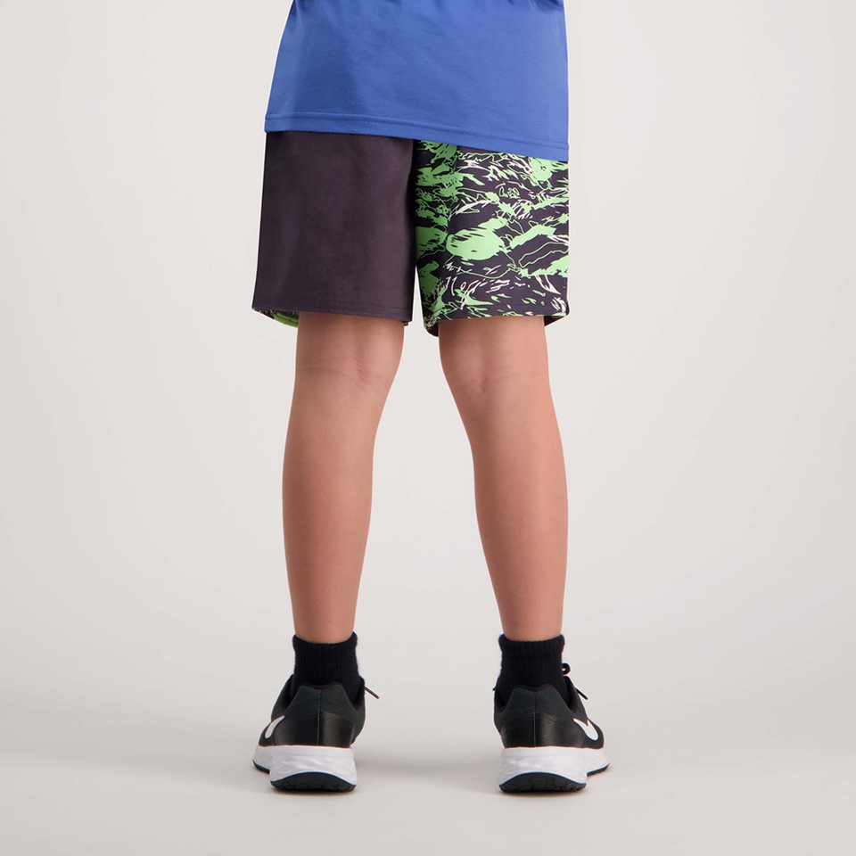 Kids Militia Harlequin 3In Short Paradise Green