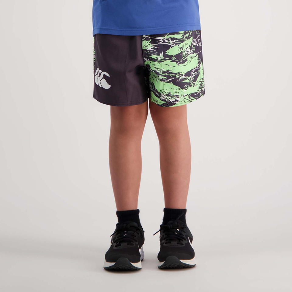 Kids Militia Harlequin 3In Short Paradise Green