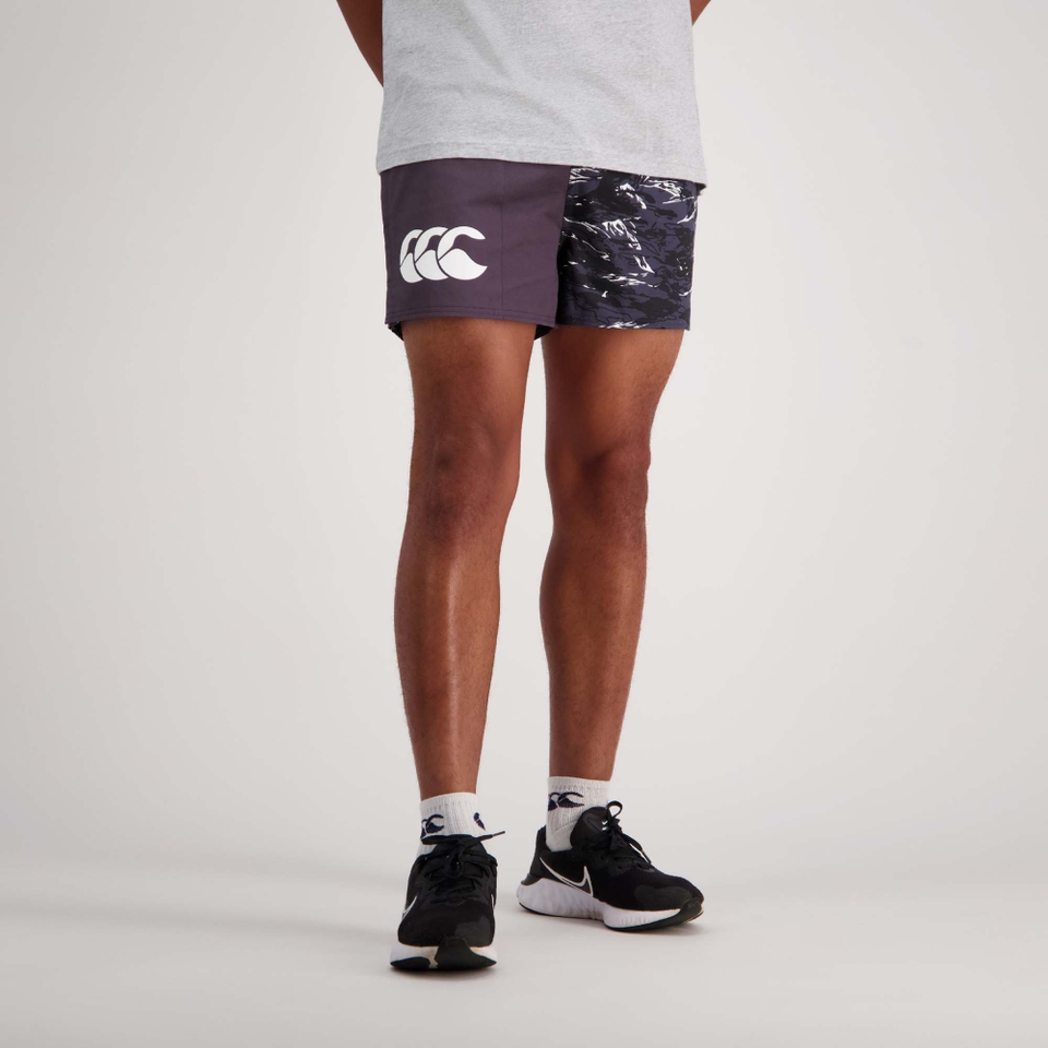 MENS MILITIA HARLEQUIN SHORT JET BLACK
