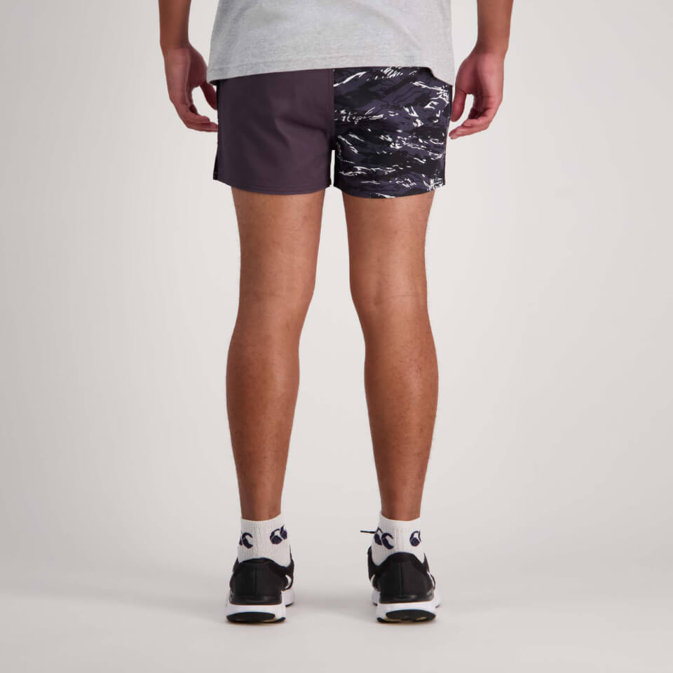 MENS MILITIA HARLEQUIN SHORT JET BLACK