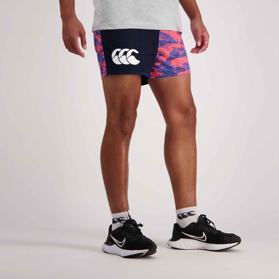 MENS MILITIA HARLEQUIN SHORT SUNKISSED CORAL