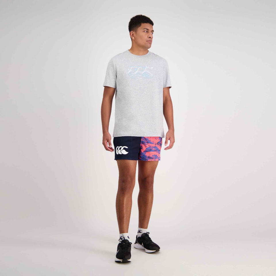 MENS MILITIA HARLEQUIN SHORT SUNKISSED CORAL