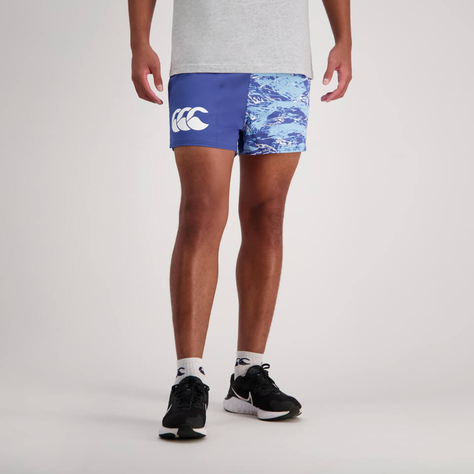 Mens Militia Harlequin 3In Short Bright Cobalt