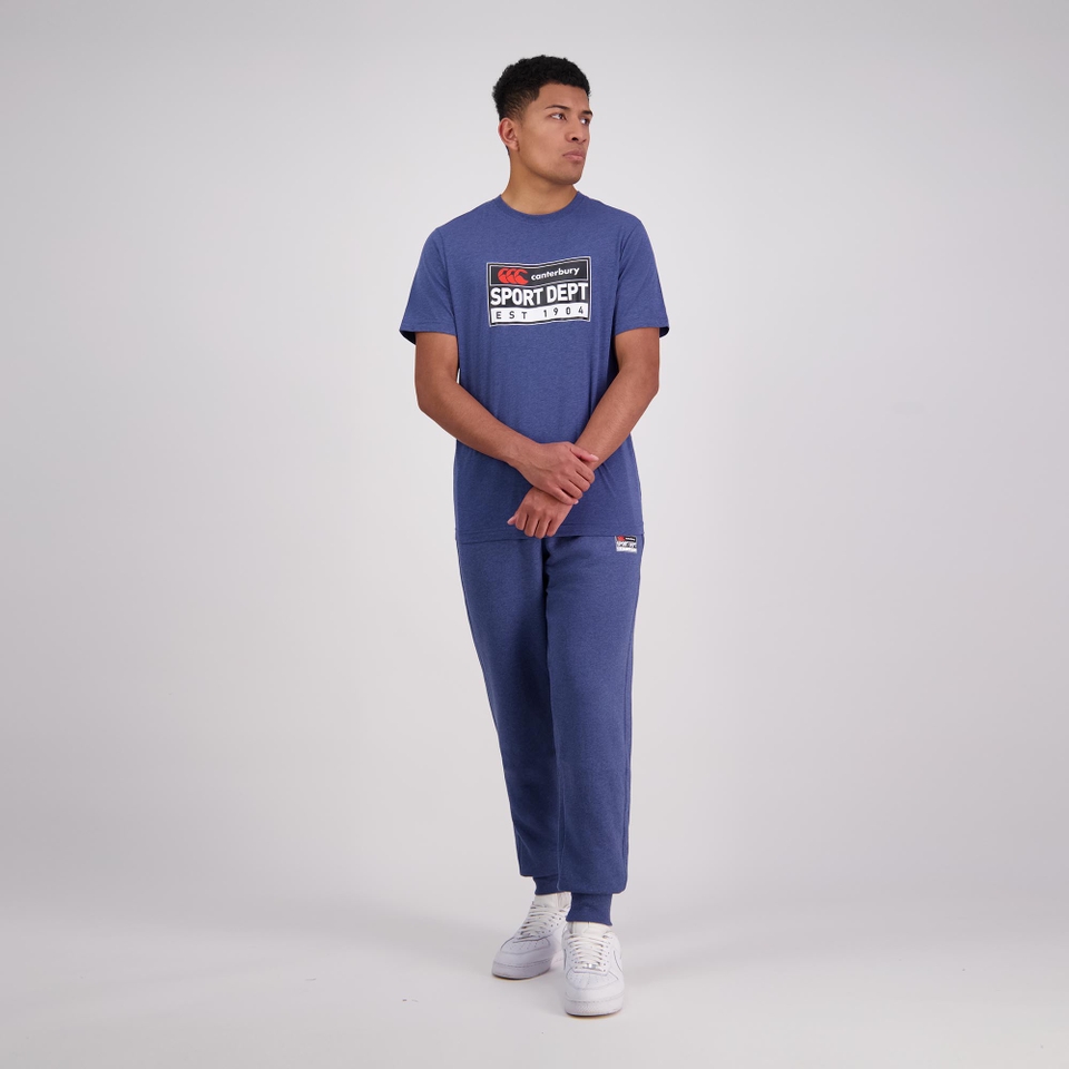 MENS SPORT DEPT. SWEAT PANT DENIM MARL