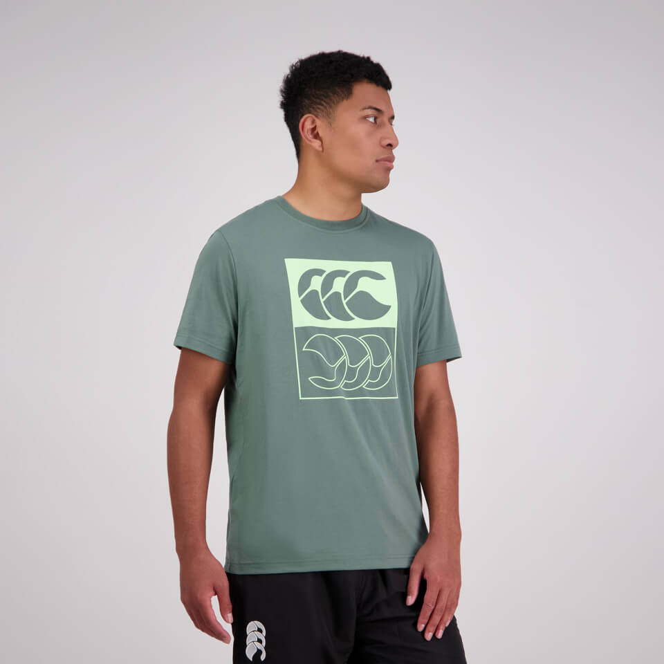 Mens Flip T-Shirt Dark Forest