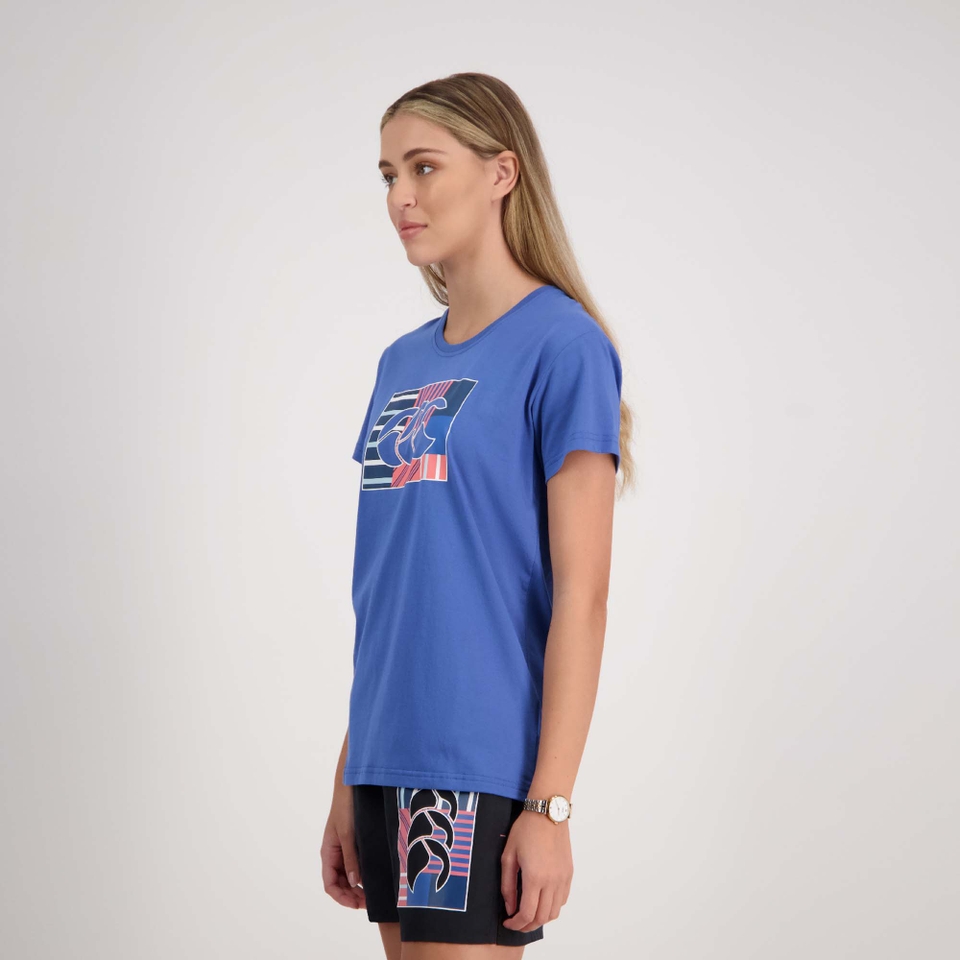 Women Uglies Ss T-Shirt Bright Cobalt