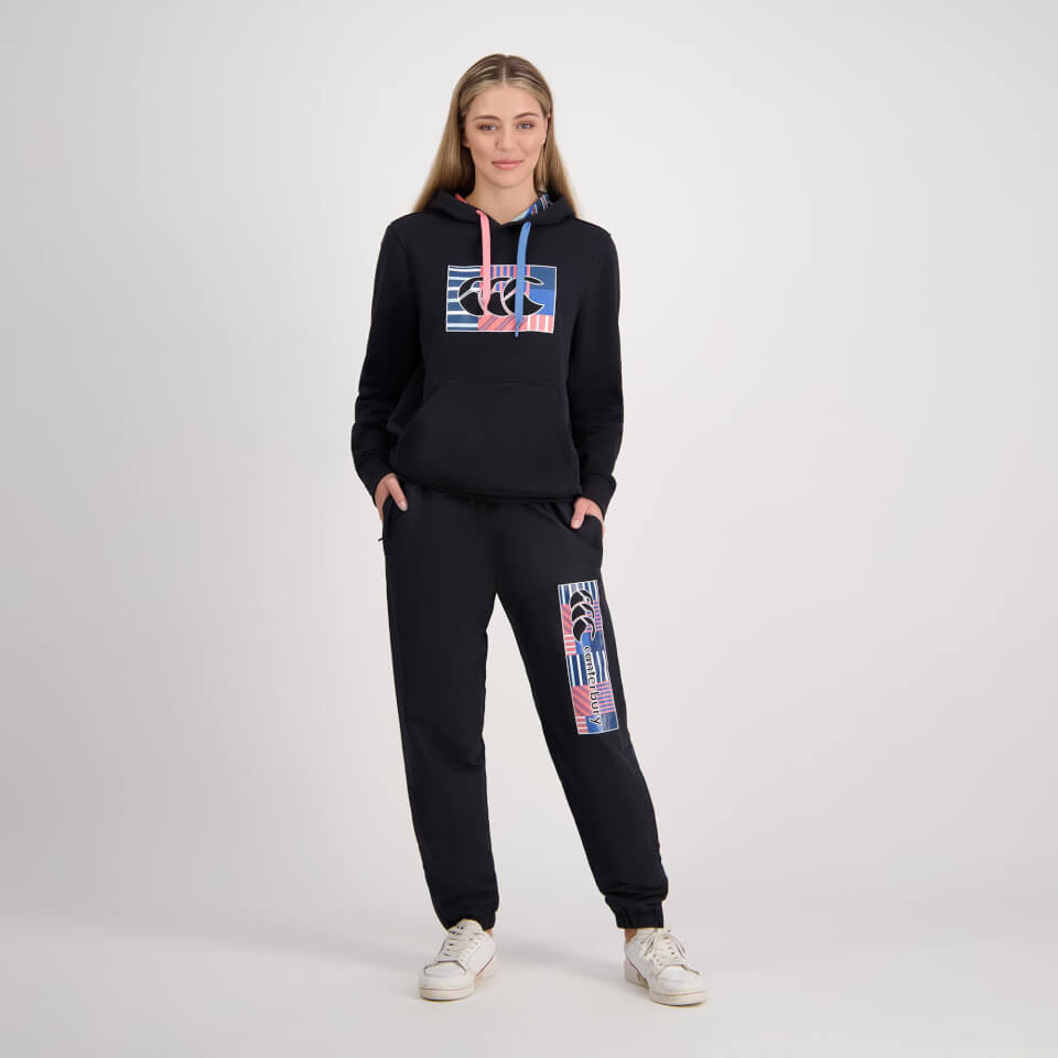 Women Uglies Tprd Cuff Stadium Pant Jet Black