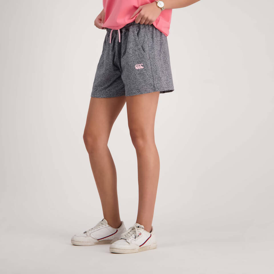 Women Flex 4In Knit Short Charcoal Marl