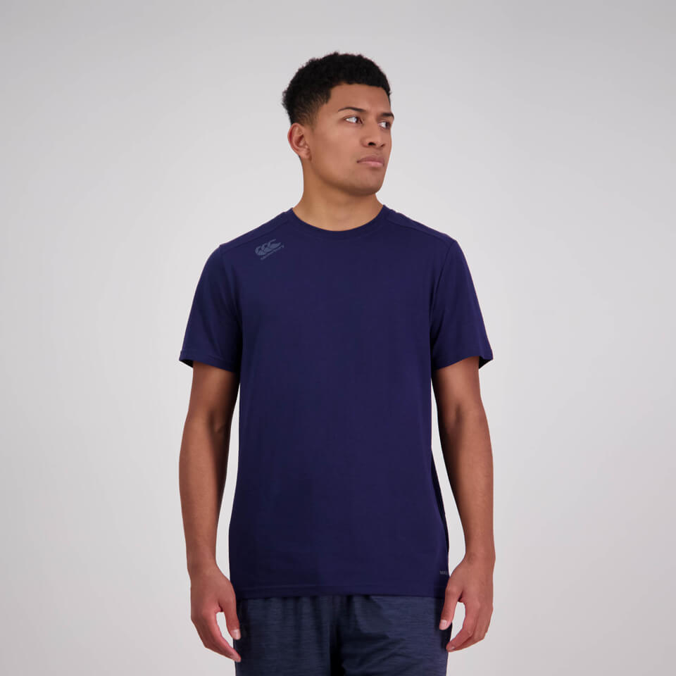 Canterbury M Vapodri Ss Tempo T-Shirt Navy Marle