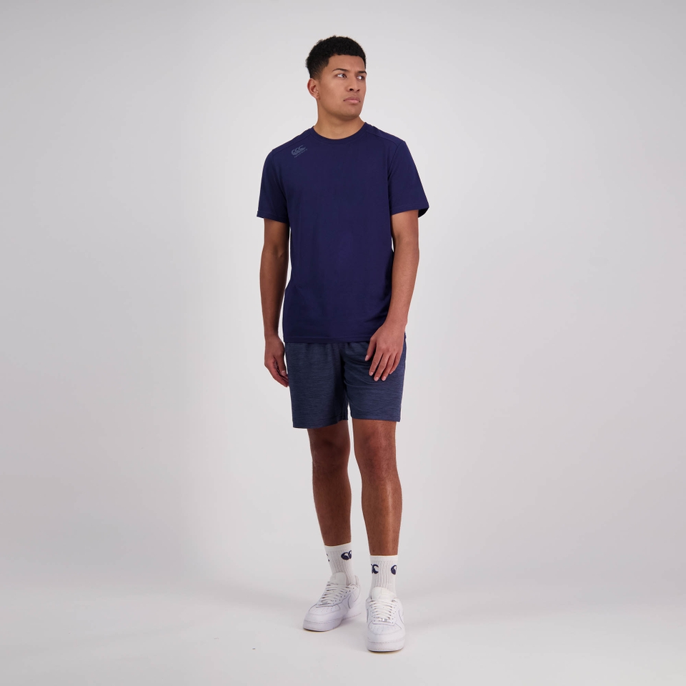 MENS VAPODRI 9IN TEMPO KNIT SHORT NAVY MARLE